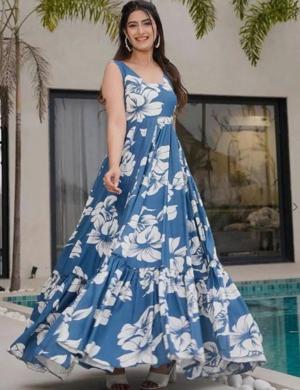 Women Anarkali Cut Sleeves