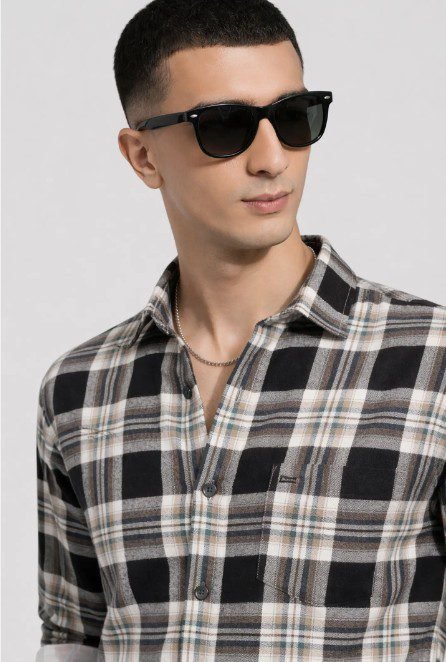 Men Checks Shirt