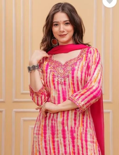 Women Pink Cotton Dress