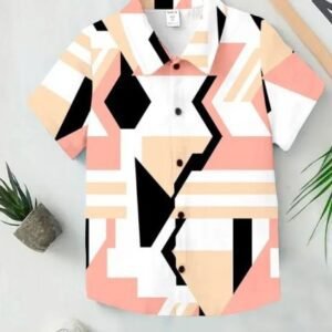 Boys Printed Pure Cotton Regular Shirt