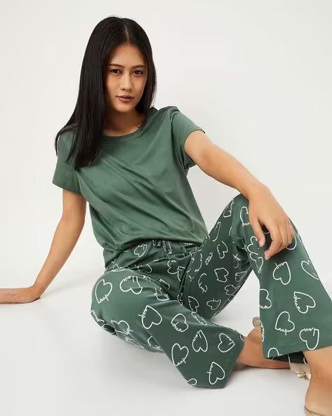 Women's Top & Pyjama Set